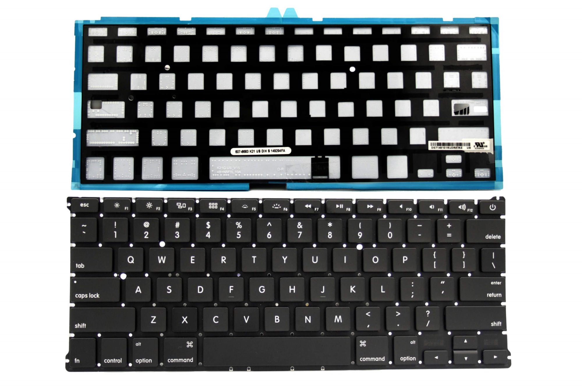 KLAWIATURA APPLE MACBOOK AIR A1369 A1466 Z PODŚWIETLENIEM LED I PUDEŁKIEM KGAT - Import z systemu magazynowego