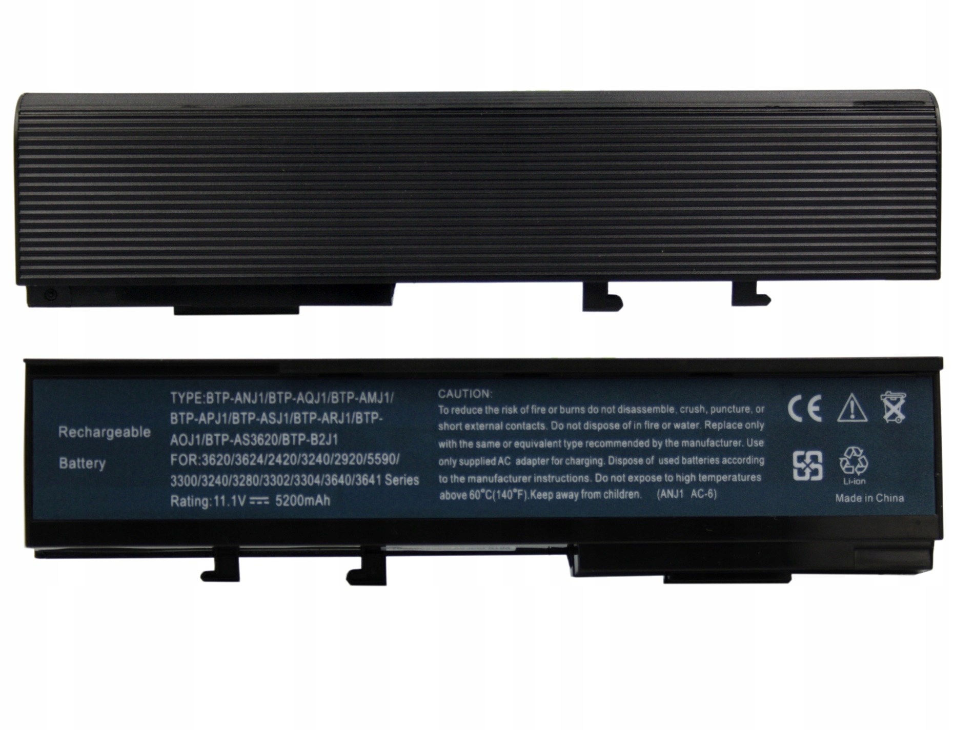 BATERIA AKUMULATOR ACER 2420 6292 6492 6493 6553 BTP-ARJ1 - Baterie do laptopów