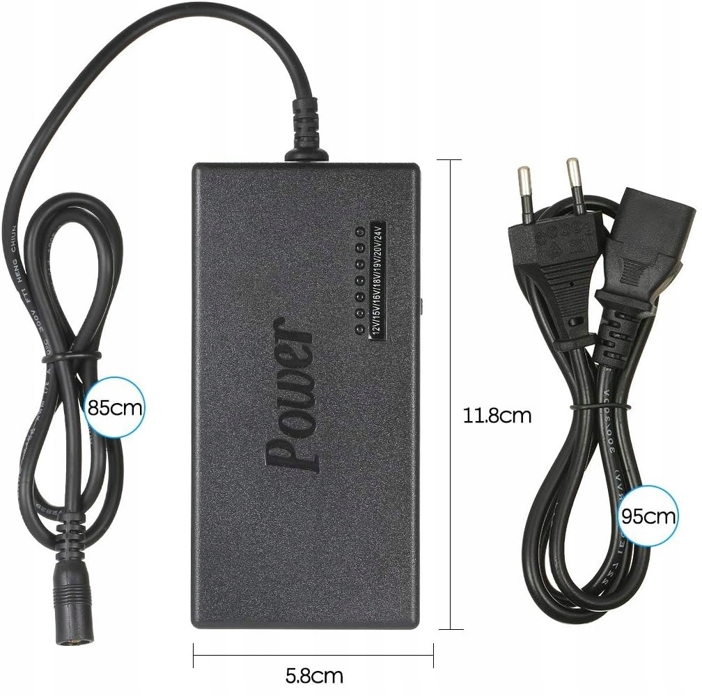ZASILACZ DO LAPTOPA 120W 230V HP ACER ŁADOWARKA UNIWERSALNA - Zasilacze do laptopów