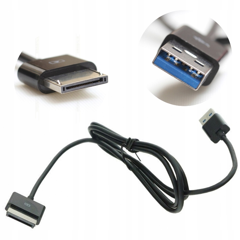 KABEL USB ASUS TRANSFORMER TF101 TF201 TF300 SL101 - Kable i USB adaptery
