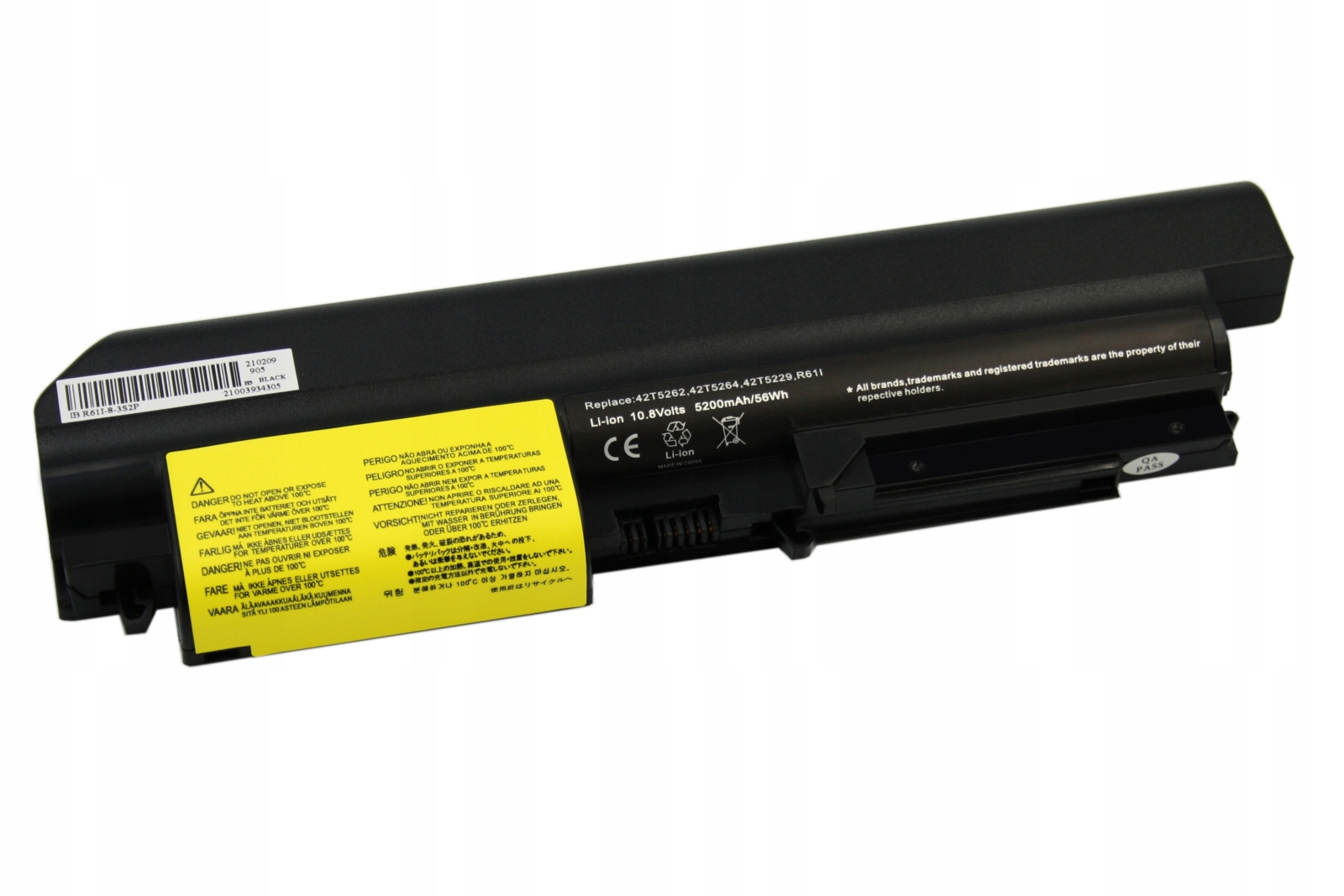 BATERIA AKUMULATOR LENOVO IBM T61P R61I T400 R400 42T5225 - Baterie do laptopów