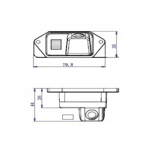 KAMERA COFANIA MITSUBISHI LANCER 2006-2011 - Kamery cofania