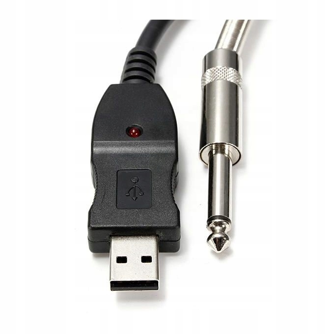 KABEL DO GITARY USB 3.0 JACK 3 METRY - Akcesoria rtv agd