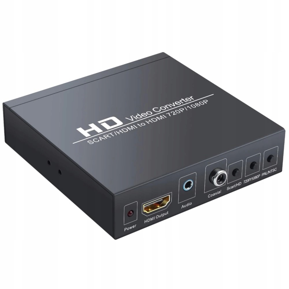 ADAPTER KONWERTER SCART HDMI HDMI AUDIO COAXIAL - Kable i USB adaptery