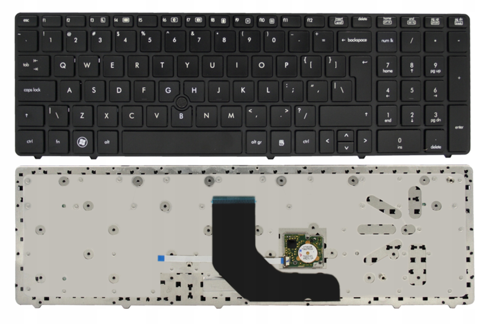 KLAWIATURA HP 8560P 8570P 6560B 6565B - Klawiatury do laptopów