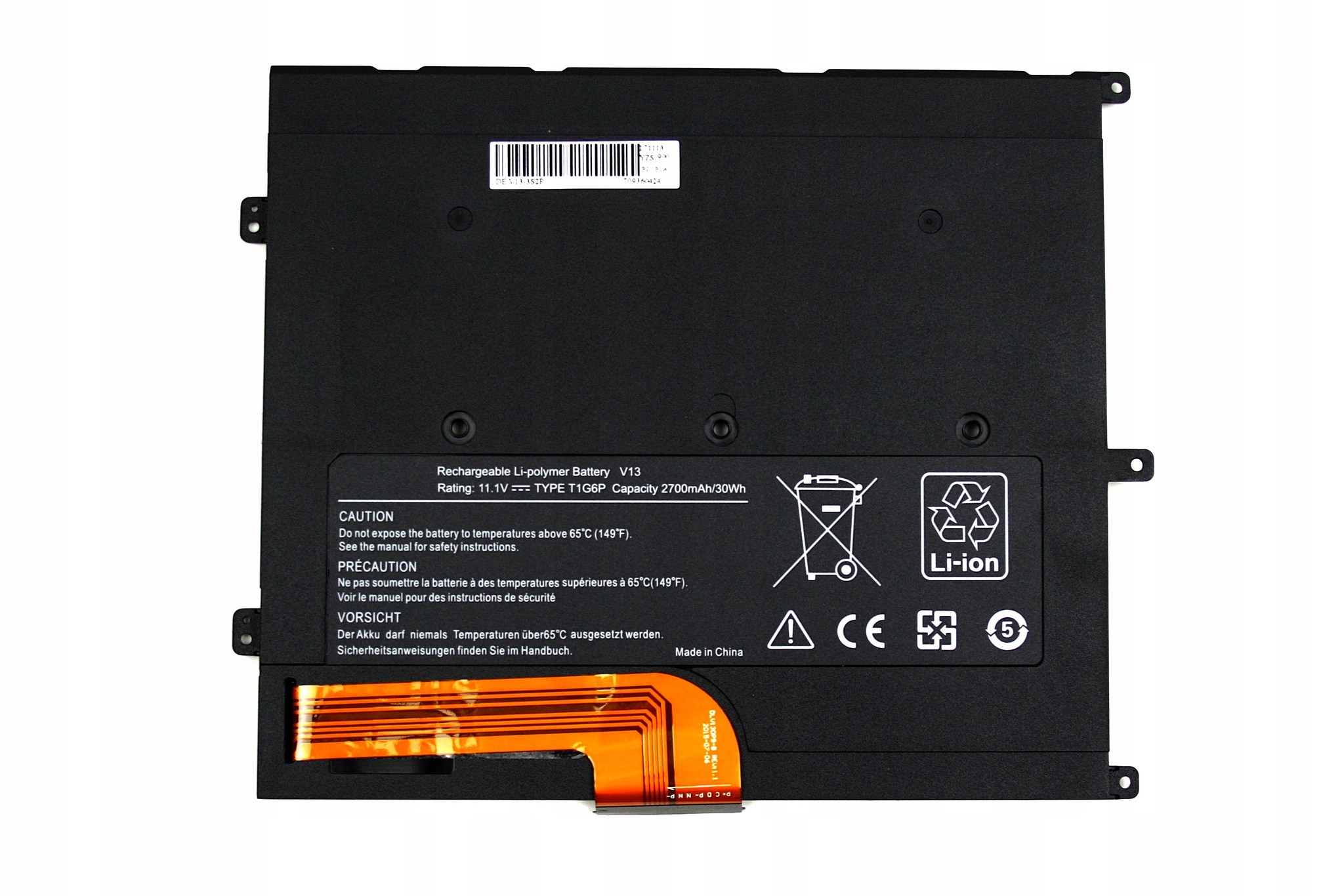 BATERIA DELL VOSTRO V13 V130 V1300 V13Z P16S 0449TX BNDE068 - Baterie do laptopów