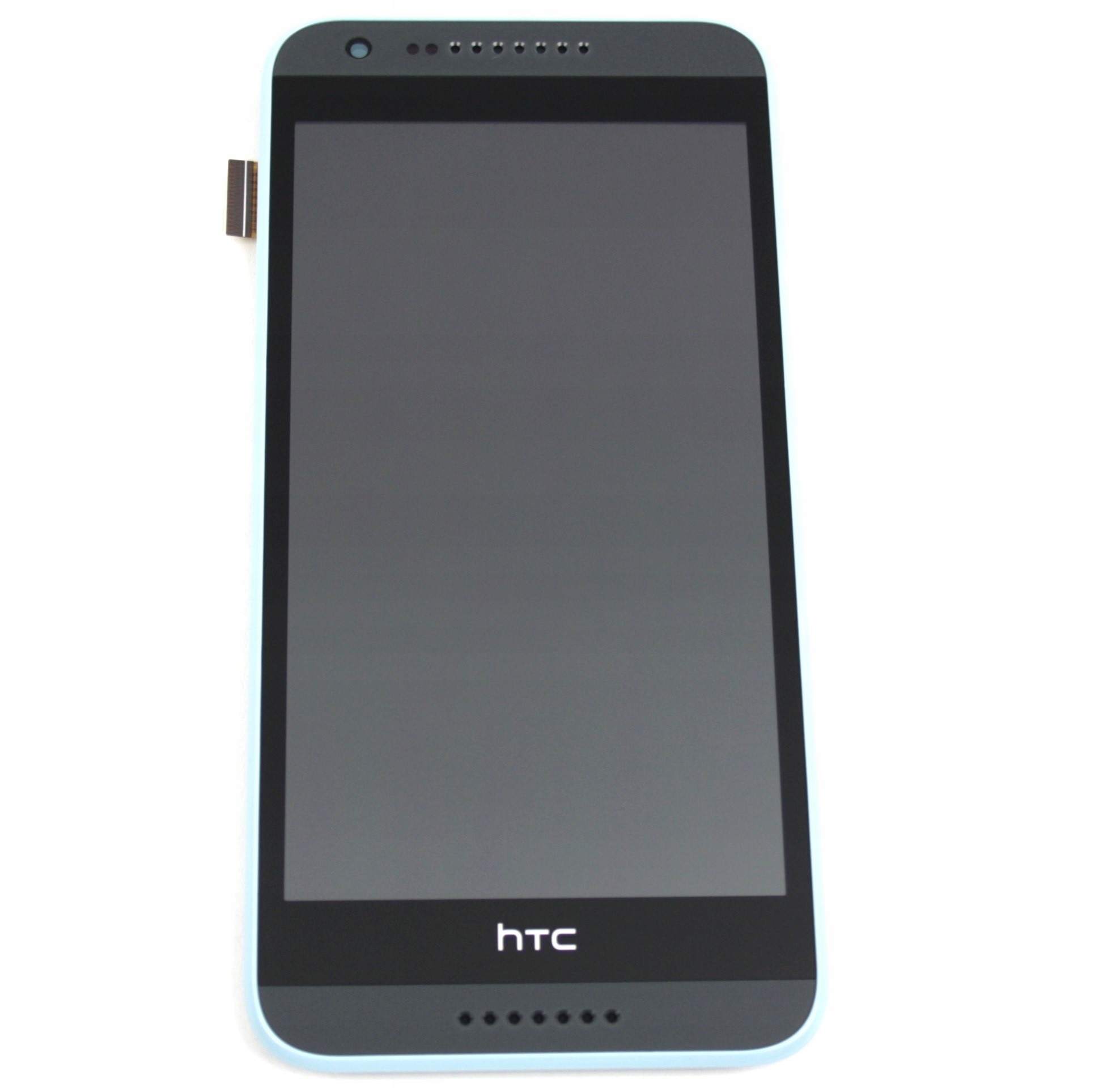 WYŚWIETLACZ Z DIGITIZEREM HTC DESIRE 620 SZARY NIEBIESKA RAMKA - Wyświetlacze z digitizerami do telefonów