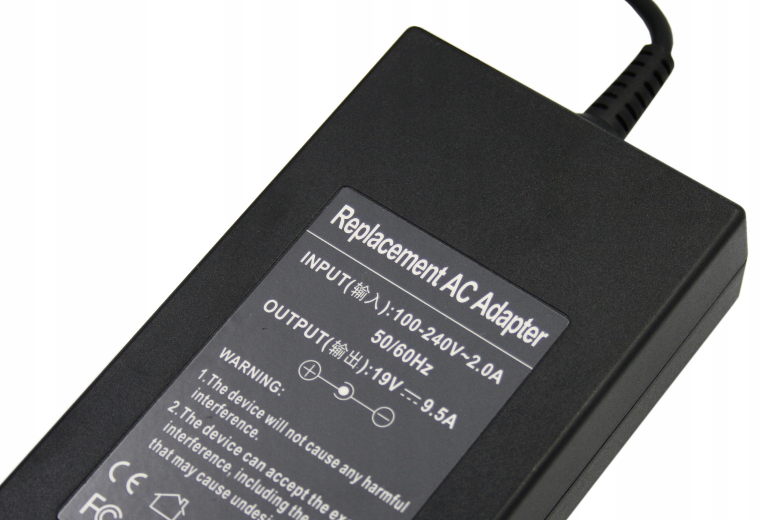 ZASILACZ 19V 9.5A 4 PIN 10MM TOSHIBA ŁADOWARKA Z KABLEM - Zasilacze do laptopów